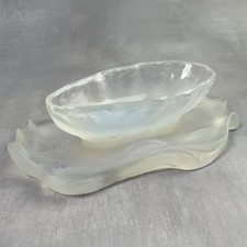 Saucière en verre opalescent