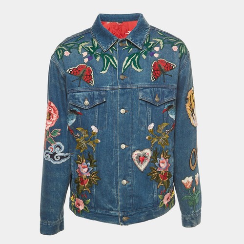 Veste jean gucci bleue - veste, en