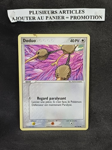 Carte pokémon doduo 106 ex - doduo, 45/106