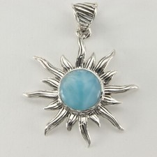 Caribbean Round Blue LARIMAR