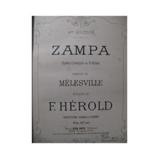 HEROLD Ferdinand Zampa Opéra
