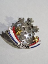 Broche médaille esf - broche, ski
