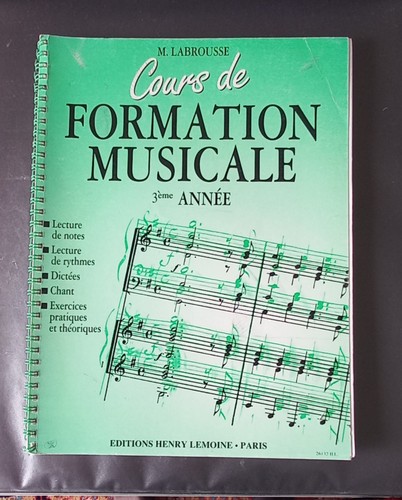 Cours formation musicale - de,