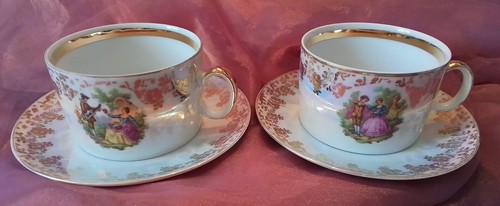 Dejeuners rococo porcelaine - rococo,