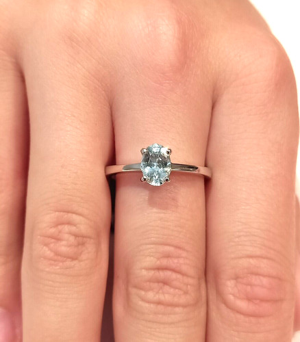 Bague blanc ct - en, 750