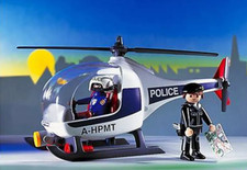 Playmobil -- Pièce de rechange -- Hélicoptère police 3908 -