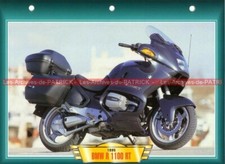 BMW R 1100 RT R1100 R1100RT 1995-2001 Fiche Moto #000737