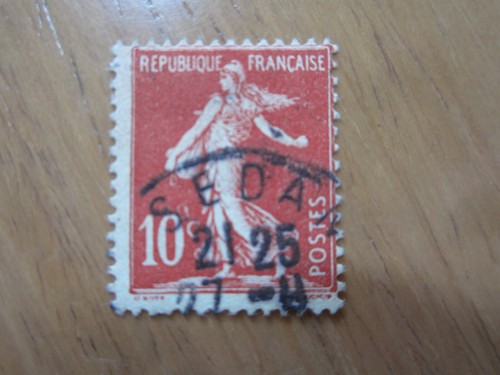 Beau timbre france type - beau, de
