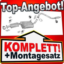 Pot d'échappement pour NISSAN TERRANO II 2.7 TD 4x4 SWB 1993-1999 échappement