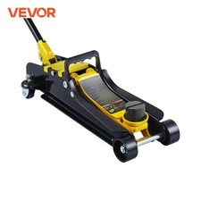 VEVOR Cric Hydraulique Rouleur 2,5T Plancher Piston 2 Roues Camion SUV Atelier