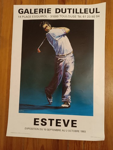Affiche exposition esteve le - esteve, "le