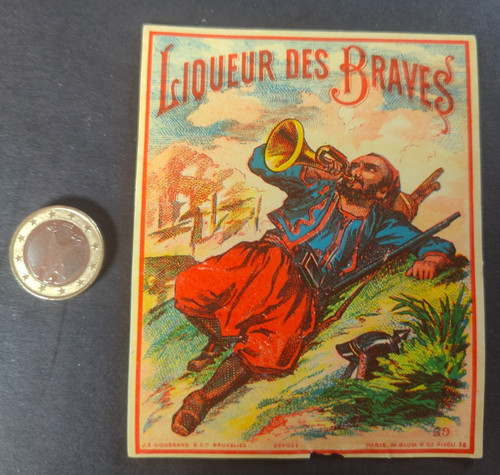 Ancienne rare étiquette - et,