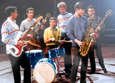 Les CHAUSSETTES NOIRES & Eddy MITCHELL.  Rare 25 Cm 'OLYMPIA 63'.  Rock'n'roll