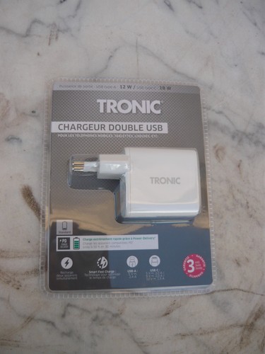 Tronic chargeur double usb - :,