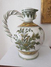 GROS PICHET VERSEUSE PHARMACIE STYLE 17ème  FAIENCE NEVERS ELIXIR DE LONGUE VIE