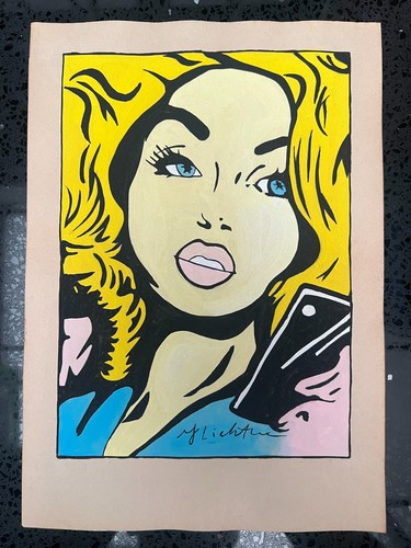 Dessin roy lichtenstein fait - roy, (fait