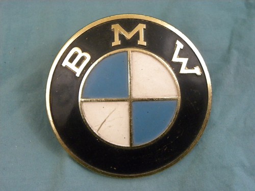 Ancien logo doré bmw - dorÉ, Ø82mm