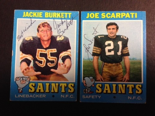 Autographed 1971 topps john - autographed,