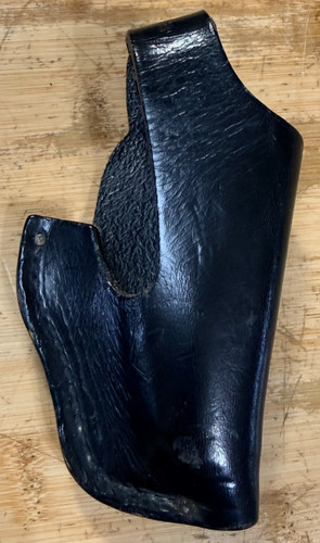 Black leather holster - holster, designed