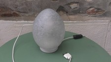 Lampe œuf Domec en verre