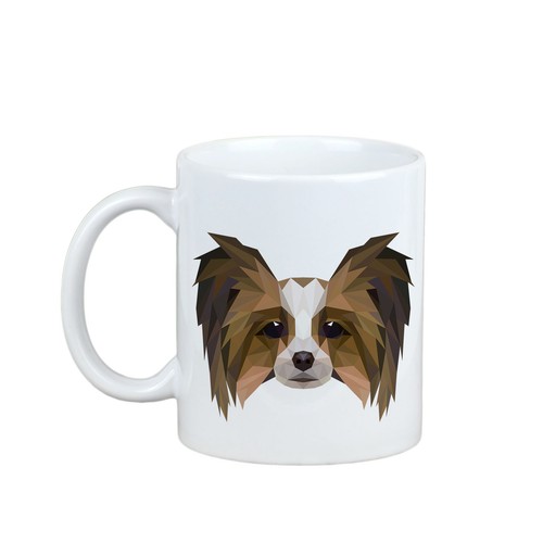 Papillon géométrique tasse