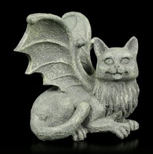 Katzen Gargoyle Figur - Gothique Démon Gargouille Chaton Dekostatue