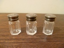 3 SALERONS SALIERES  argent