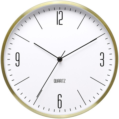 Horloge murale aluminium 12 - horloge, en