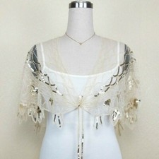 Sequin Femme Rétro Cape
