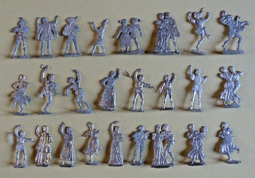Plats étain zinnfiguren - plats,
