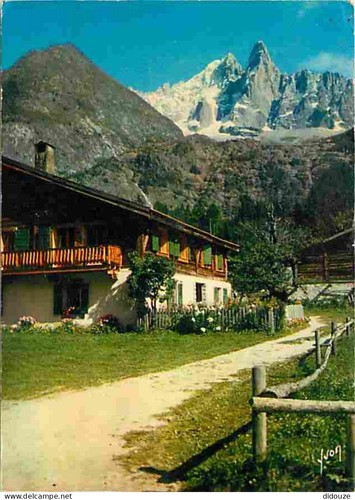 Carte postale village - postale, 74