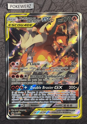 Carte pokémon reshiram - carte, et
