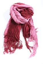 SILVIO TOSSI Écharpe à franges Dames Écharpe rose-rouge style décontracté