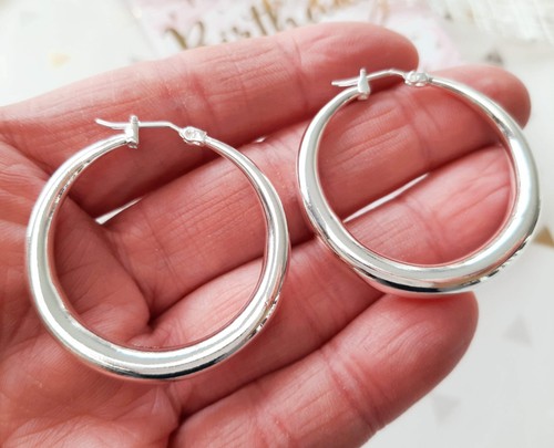 Créoles argent 925 boucles