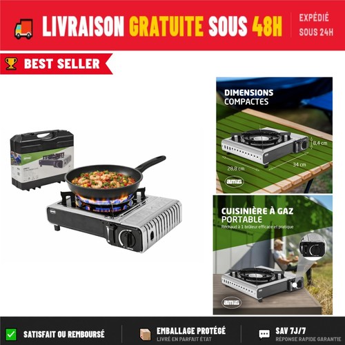 Réchaud camping portable - réchaud,
