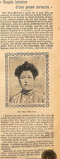 LA CHAUME ( 21 ) MME MARIE MARTENOT /  PINK PUBLICITÉ 1907