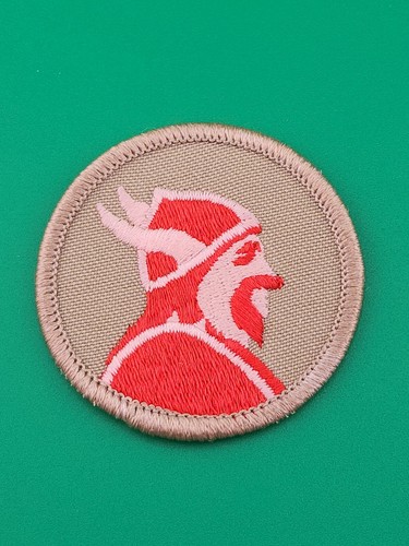 Viking patrol emblem tan patch - viking,