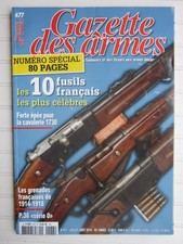 GAZETTE des ARMES N° 477 /les
