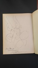 Astérix - Le Domaine des Dieux - EO avec dédicace et dessin Uderzo pleine page