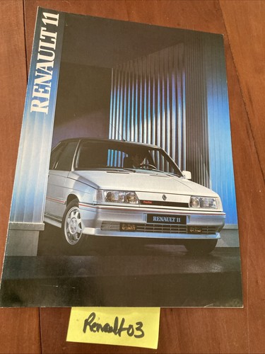 Renault r11 1987 tl gtl - tc,
