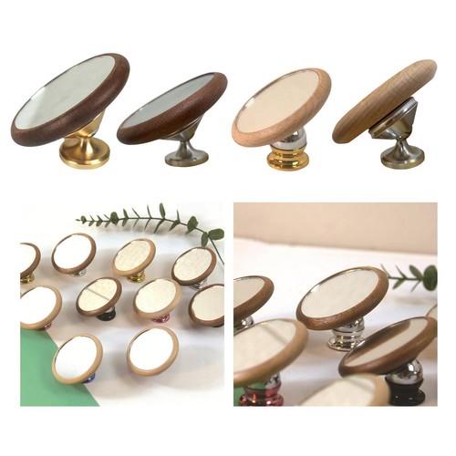 Miroir bois lentille - miroir, de