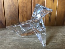 Pierre D'AVESN Vide poche en verre moulé figurant une cocotte en papier