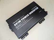 Convertisseur Transformateur 12v A 220v 600w Gys 12V avec télécommande Câble RJ
