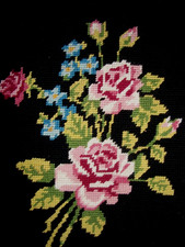 Tapisserie Canevas fleurs fait