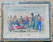 c. 1860 - TRES RARE PUZZLE MILITARIA DE LA GUERRE DE CRIMEE - JEU ANCIEN