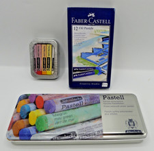 ENSEMBLE 3 BOITES PASTELS SCHMINCKE / FABER-CASTELL / TALENS