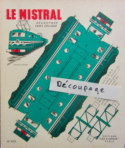 Train mistral decoupage - train, le