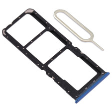 Oppo A5 2020 / A9 2020 / A11 tiroir double carte sim support dual tray slot BLEU