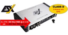 Amplificateur numérique ESX QE600.2 2 canaux classe D 600 watts RMS avec télé...