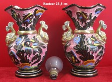 rare paire de vase Cerdazur